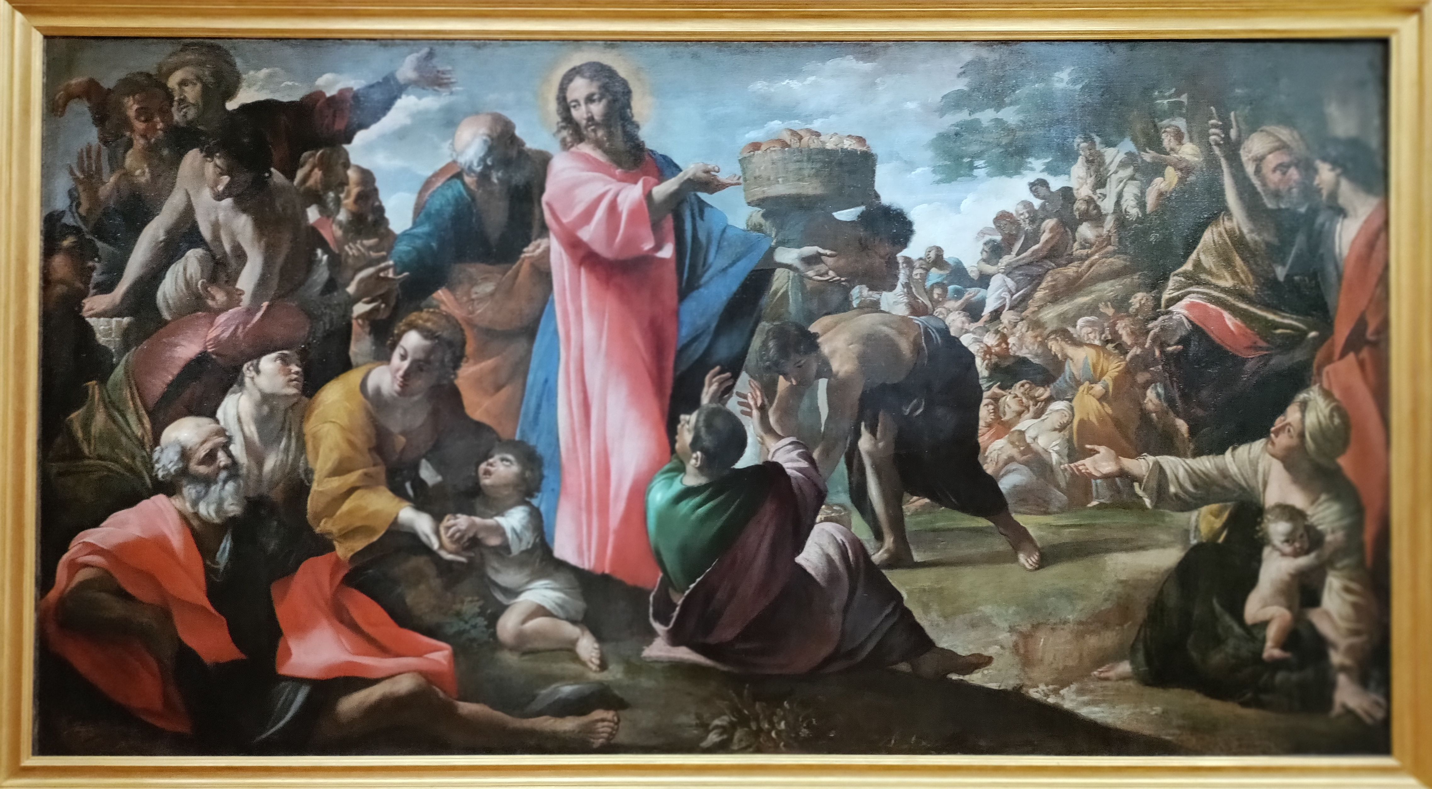The Miracle of the Loaves and Fishes by Giovanni Lanfranco.