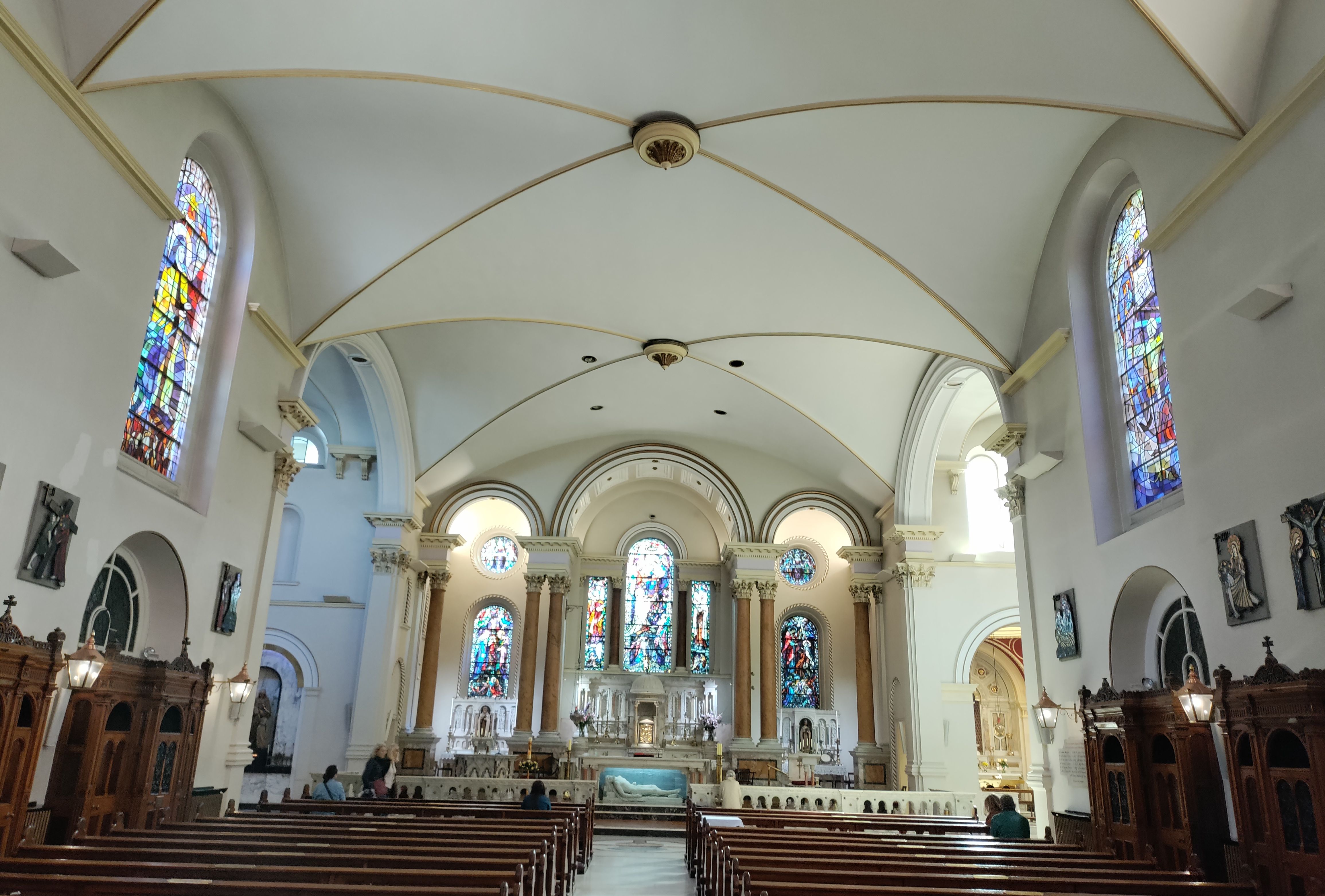 Inside Saint Teresa Church.